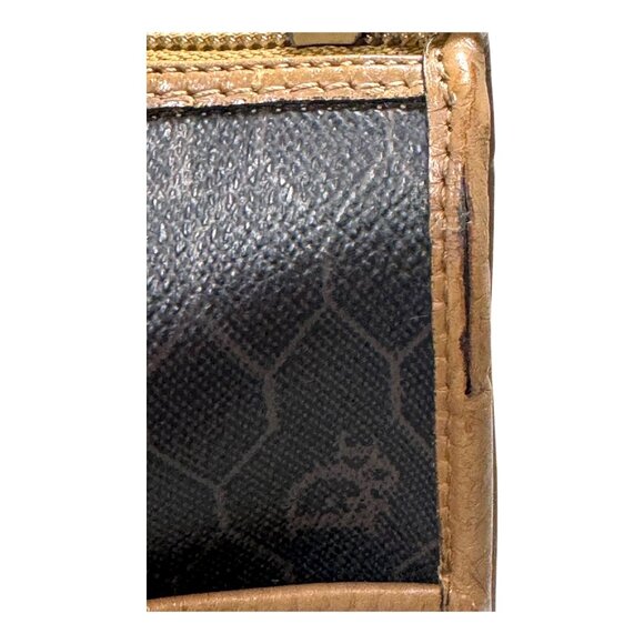 Christian Dior Black x Brown Monogram Trotter Honeycomb Boston Bag Vtg Box Gift - Picture 8 of 16